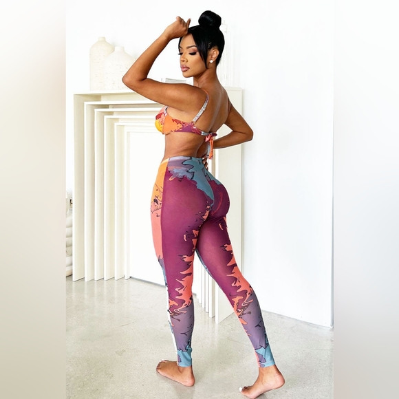 Icon Swim Multicolored Cover up leggings - Picture 2 of 7